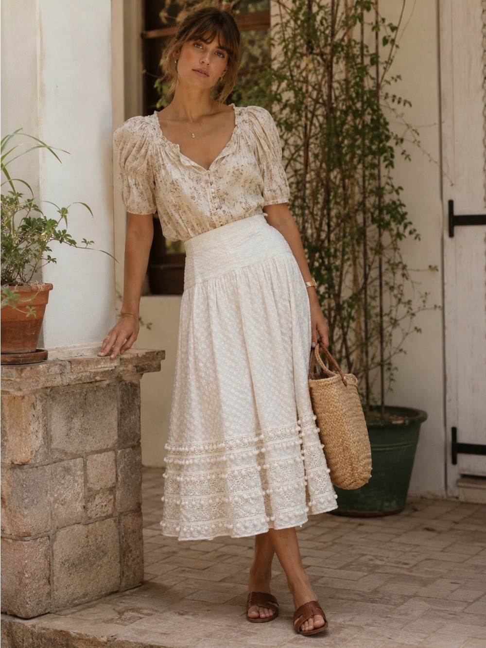 Beautiful Place Nationale skirt size Small (1) Doen vibes and quality